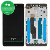 Wyświetlacz do Xiaomi Redmi Note 4 SD Global, Redmi Note 4X, Ekran dotykowy z ramką, Czarny, Black, TFT