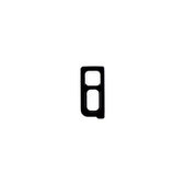 Oslona obiektywu lampy blyskowej tylnej kamery do Samsung Note 8 N950FD, GH64-06508A, Genuine Service Pack