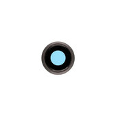 Szklo tylnej kamery z ramką do iPhone 8, SE (2020), SE (2022), Space Gray, Czarny, Black