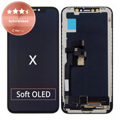 Wyświetlacz dla iPhone X, Ekran dotykowy z ramką, Refurbished