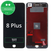 Wyświetlacz dla iPhone 8 Plus, Black, Ekran dotykowy z ramką
