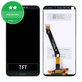 Wyświetlacz do Huawei Honor 9 Lite, Ekran dotykowy bez ramki, Midnight Black, TFT
