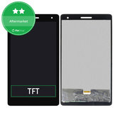 Wyświetlacz do Huawei MediaPad T3 7.0" BG2-U01, BG2-U03, 3G LTE Version, Ekran dotykowy bez ramki, Czarny, Black, TFT