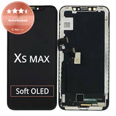 Wyświetlacz dla iPhone XS Max, Ekran dotykowy z ramką, Refurbished