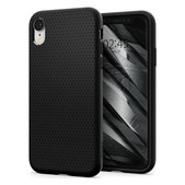 Etui do iPhone XR, Liquid Air, Czarny, Black, Spigen