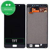 Wyświetlacz do Lenovo P2 P2a42, Ekran dotykowy z ramką, Czarny, Black, TFT