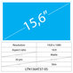 Wyświetlacz 15.6" LCD Slim Matte, 30 pin, Full HD