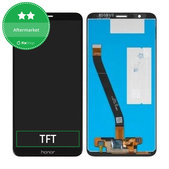 Wyświetlacz do Huawei Honor 7X, Ekran dotykowy bez ramki, Czarny, Black, TFT