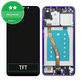 Wyświetlacz do Huawei P Smart Plus (Nova 3i), Ekran dotykowy z ramką, Iris Purple, TFT