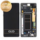 Wyświetlacz do Samsung Note 9 N960U, Ekran dotykowy z ramką, GH97-22269A, GH97-23737A, GH97-22270A, Midnight Black, Genuine Service Pack