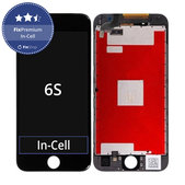 Wyświetlacz In-Cell dla iPhone 6S, Black, Ekran dotykowy z ramką, FixPremium