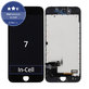 Wyświetlacz In-Cell dla iPhone 7, Black, Ekran dotykowy z ramką, FixPremium