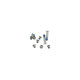 Zestaw śrubek dolnych P5 PENTALOBE do MacBook Air 13" A1369 (Late 2010 – Mid 2011), A1466 (Mid 2012 – Mid 2017)