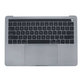 Górna ramka klawiatury z klawiaturą US, mikrofonem, trackpadem i głośnikami do MacBook Pro 13" A1706 (Late 2016 - Mid 2017), Space Gray