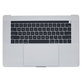Górna ramka klawiatury z klawiaturą US, mikrofonem, trackpadem i głośnikami do MacBook Pro 15" A1707 (Late 2016 - Mid 2017), Srebrny, Silver