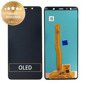 Wyświetlacz z ekranem dotykowym do Samsung A7 A750F (2018), GH96-12078A, Genuine Service Pack