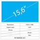 Wyświetlacz 15.6" LCD Slim Glossy, 40 pin, Full HD