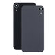 Tylne szklo pokrywy z obiektywem aparatu do iPhone XR, Czarny, Black