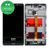 Wyświetlacz do Huawei Mate 8, Ekran dotykowy z ramką, Space Gray, TFT