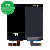 Wyświetlacz do Sony Xperia X Compact F5321, Ekran dotykowy bez ramki, Czarny, Black, TFT