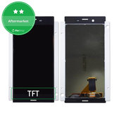 Wyświetlacz do Sony Xperia XZ F8331, Ekran dotykowy bez ramki, Czarny, Black, TFT