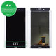 Wyświetlacz do Sony Xperia XZ F8331, Ekran dotykowy bez ramki, Czarny, Black, TFT
