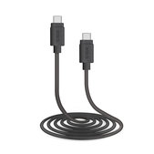 Kabel USB-C / USB-C (1.5m), czarny, black, SBS