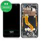 Wyświetlacz do HTC U11, Ekran dotykowy z ramką, Czarny, Black, TFT