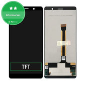 Wyświetlacz do Nokia 7 Plus, Ekran dotykowy bez ramki, TFT