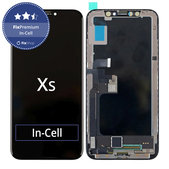 Wyświetlacz In-Cell dla iPhone XS, Ekran dotykowy z ramką, FixPremium