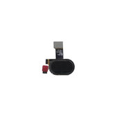 Przycisk Home z czujnikiem linii papilarnych i taśmą flex do Motorola Moto E4 XT1761, Czarny, Black