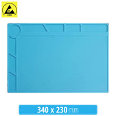 Antystatyczna, odporna na wysoką temperaturę mata silikonowa ESD do lutowania 34 × 23 cm