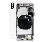 Tylna obudowa z malymi czesciami do iPhone XS, Srebrny, Silver