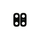 Szklo obiektywu tylnej kamery do Samsung A10 A105F, GH64-07410A, Black, Genuine Service Pack