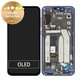 Wyświetlacz do Xiaomi Mi 9 SE, Ekran dotykowy z ramką, 5610100210B6, Ocean Blue, Genuine Service Pack