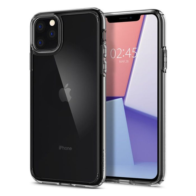 Etui do iPhone 11 Pro Max, Ultra Hybrid, Przezroczysty, Transparent, Spigen