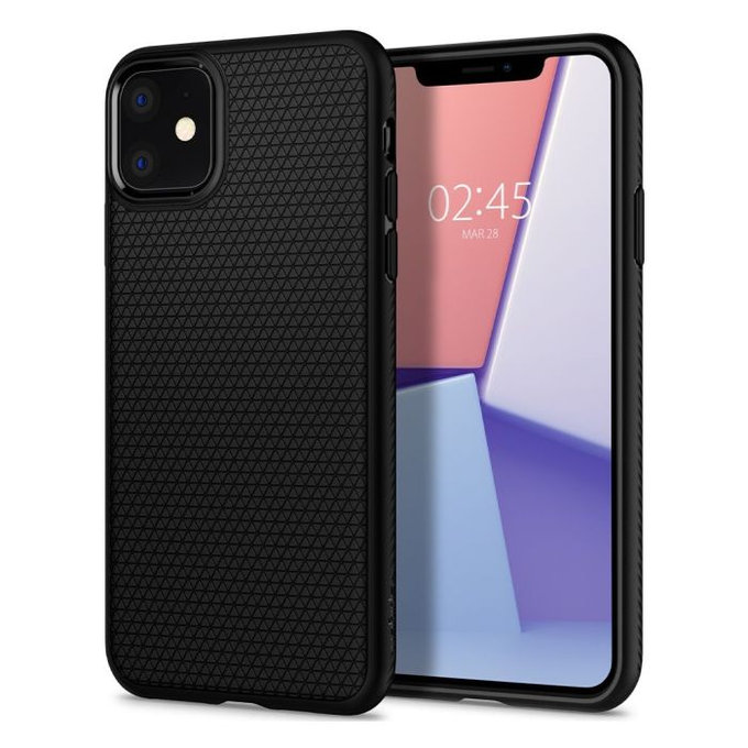 Etui do iPhone 11, Liquid Air, Czarny, Black, Spigen