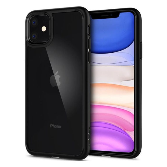 Etui do iPhone 11, Ultra Hybrid, Czarny, Black, Spigen