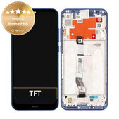 Wyświetlacz do Xiaomi Redmi Note 8T, Ekran dotykowy z ramką, 5600030C3X00, Starscape Blue, Genuine Service Pack
