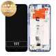 Wyświetlacz do Xiaomi Redmi Note 8T, Ekran dotykowy z ramką, 5600030C3X00, Starscape Blue, Genuine Service Pack