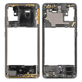 Ramka srodkowa do Samsung A51 A515F, GH98-45033B, Prism Crush Black, Genuine Service Pack