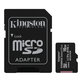 Karta pamięci microSDXC Canvas React, 128 GB, adapter SD, Kingston