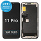 Wyświetlacz Soft OLED dla iPhone 11 Pro, Ekran dotykowy z ramką, FixPremium