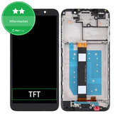 Wyświetlacz do Motorola Moto E6 Play, Ekran dotykowy z ramką, Czarny, Black, TFT