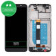 Wyświetlacz do Motorola Moto E6 Play, Ekran dotykowy z ramką, Czarny, Black, TFT