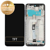 Wyświetlacz do Xiaomi Redmi Note 9 Pro, Ekran dotykowy z ramką, 560002J6B200, Glacier White, Genuine Service Pack