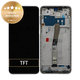 Wyświetlacz do Xiaomi Redmi Note 9 Pro, Ekran dotykowy z ramką, 560003J6B200, Interstellar Grey, Genuine Service Pack