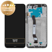 Wyświetlacz do Xiaomi Redmi Note 8, Ekran dotykowy z ramką, 5600050C3J00, Space Black, Genuine Service Pack