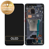 Wyświetlacz do Xiaomi Pocophone F2 Pro, Ekran dotykowy z ramką, 56000G0J1100, Cyber Grey, Genuine Service Pack