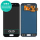 Wyświetlacz OLED do Samsung A3 A320F (2017), Ekran dotykowy bez ramki, Czarny, Black